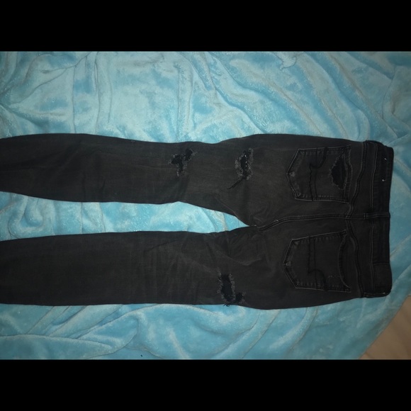 Black ripped pants - Picture 2 of 2